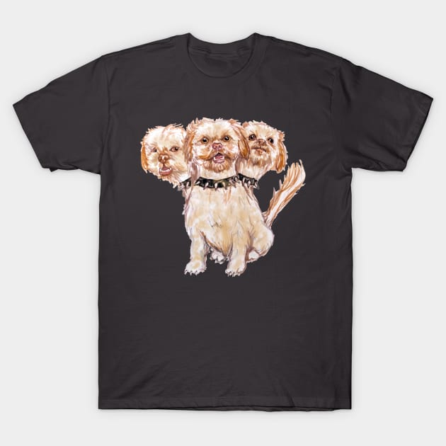 Cerberus the Shih Tzu of "Aphrodite's Love Myths" T-Shirt by Aphrodite's Love Shoppe